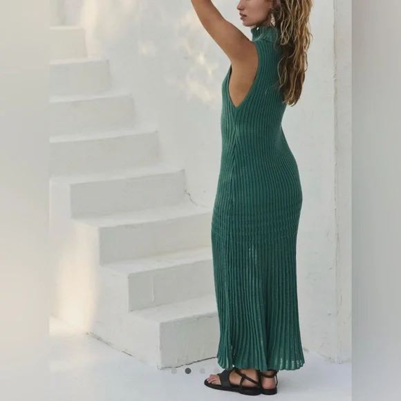Free People Green Maxi Dress - Picture 2 of 6
